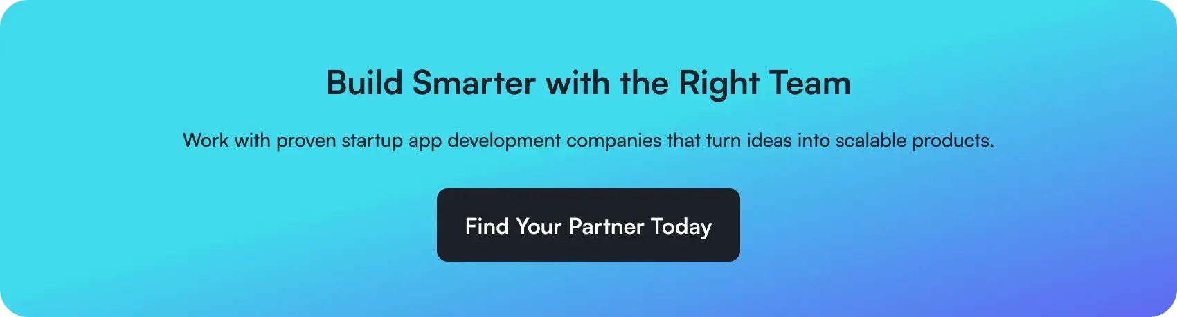 build smarter with the right app development team