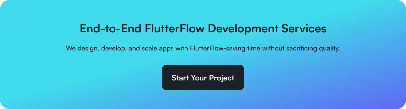 end to end flutterflow development services