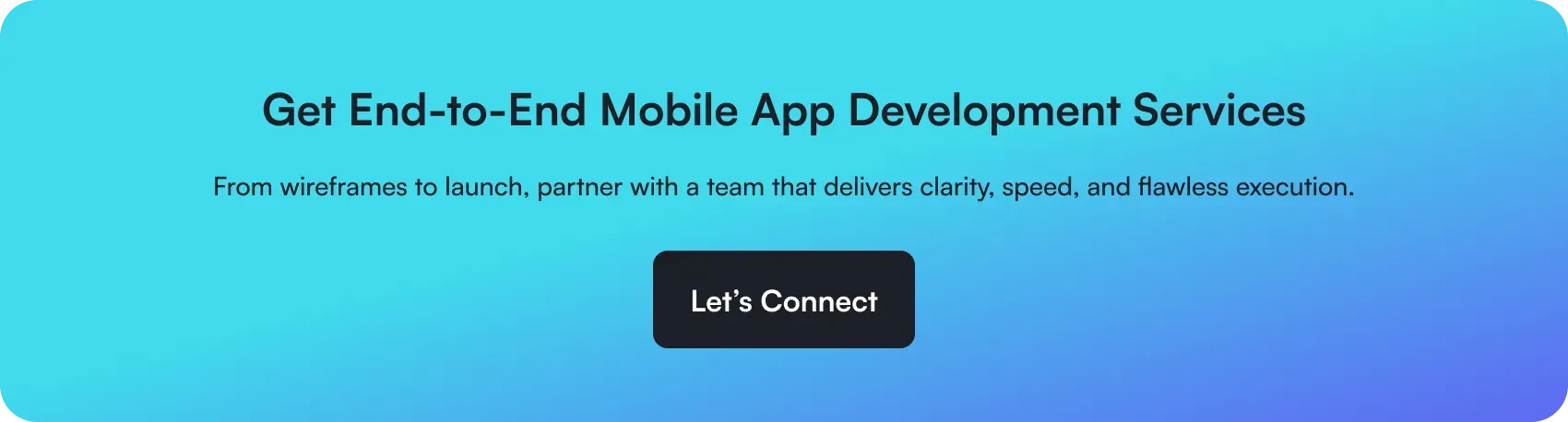 end to end mobile app development service provider