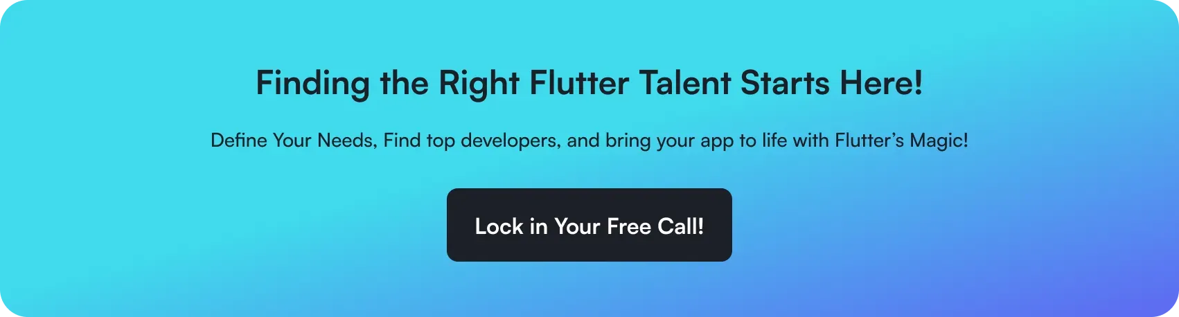 find the right flutter talent