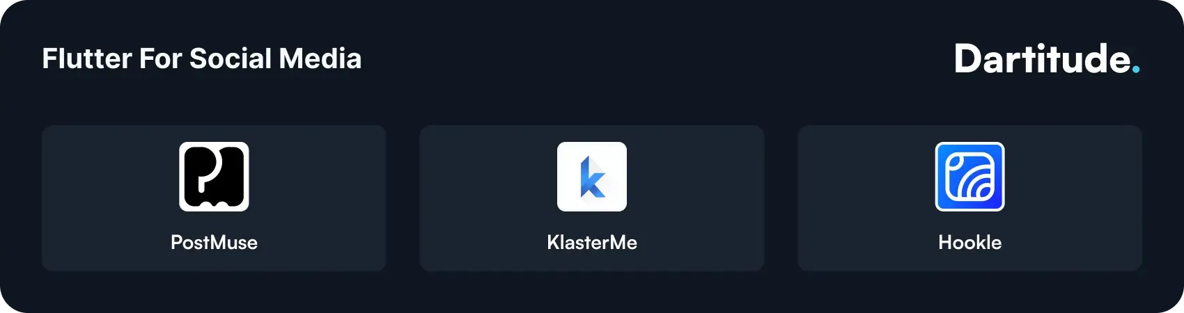 flutter for social media