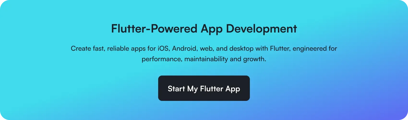 flutter-powered app development