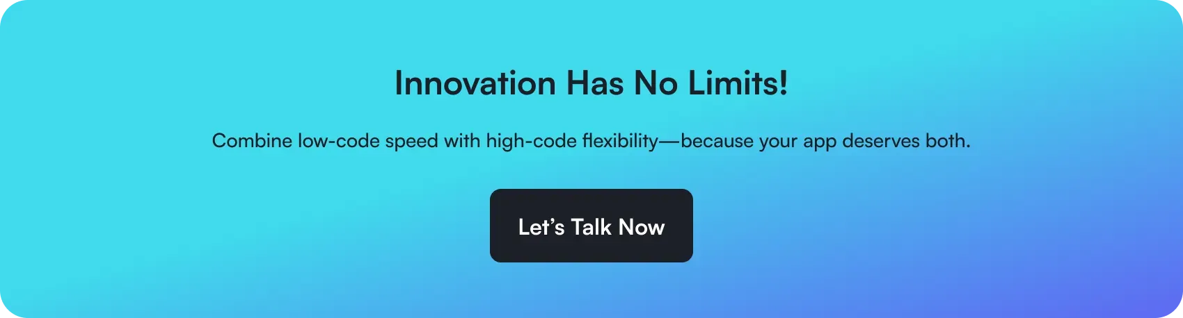 low code high code app flexibility
