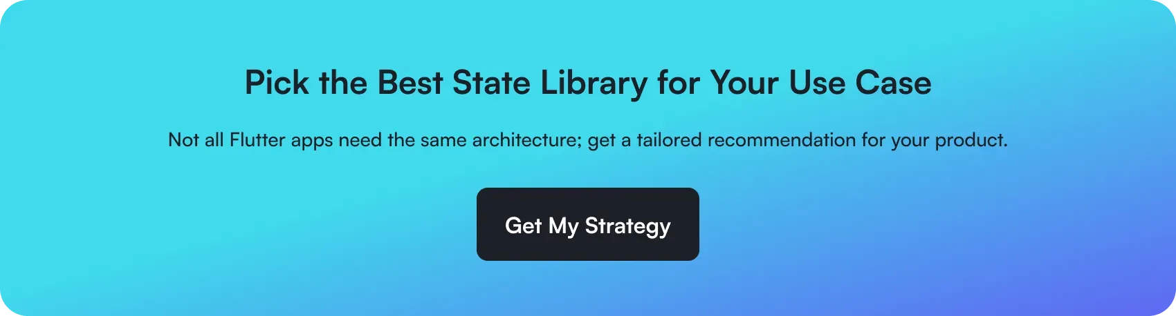 pick the best state library for your use case