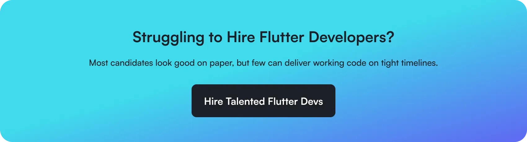 struggling to hire flutter-developers