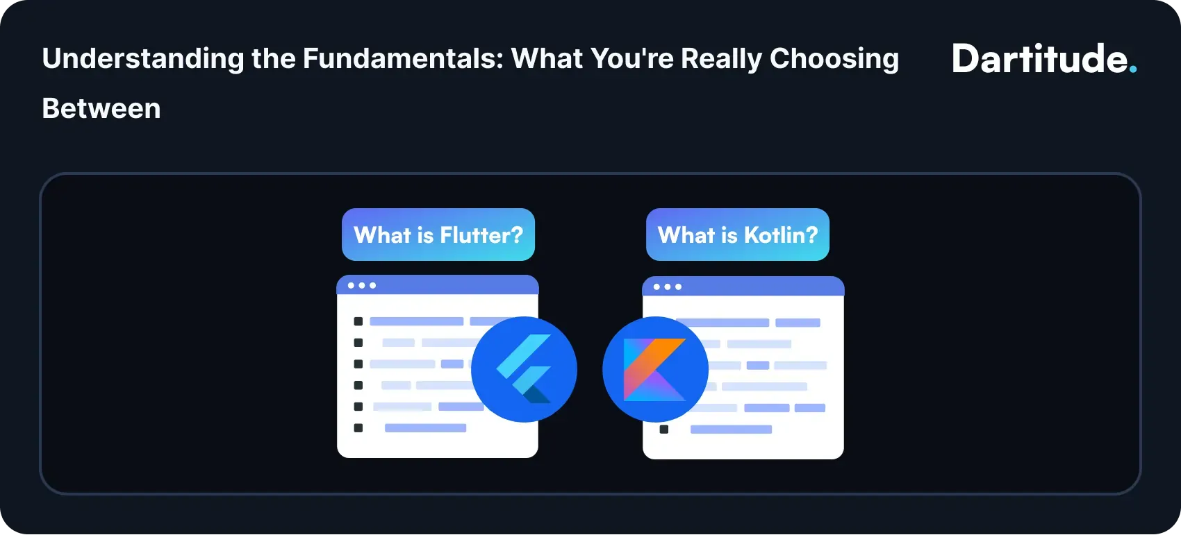 understanding the fundamentals what you re really choosing between