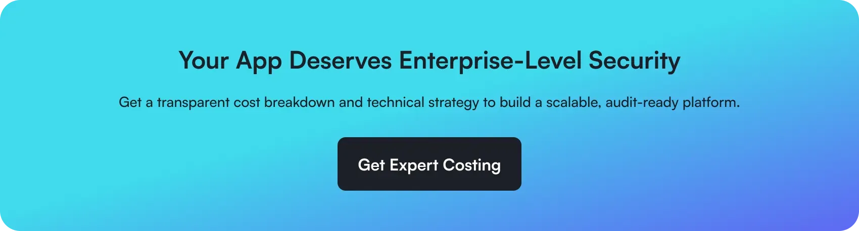 your app deserves enterprise-level security